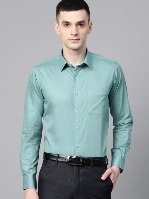

DENNISON Men Blue Smart Slim Fit Solid Formal Shirt