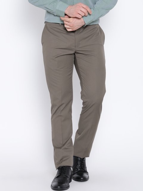 

Blackberrys Taupe Sharp Fit Formal Trousers