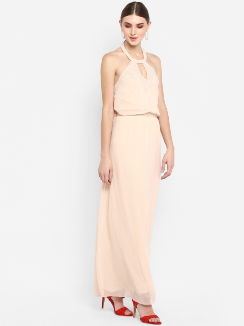 

TRENDY DIVVA Women Pink Embellished Maxi Dress