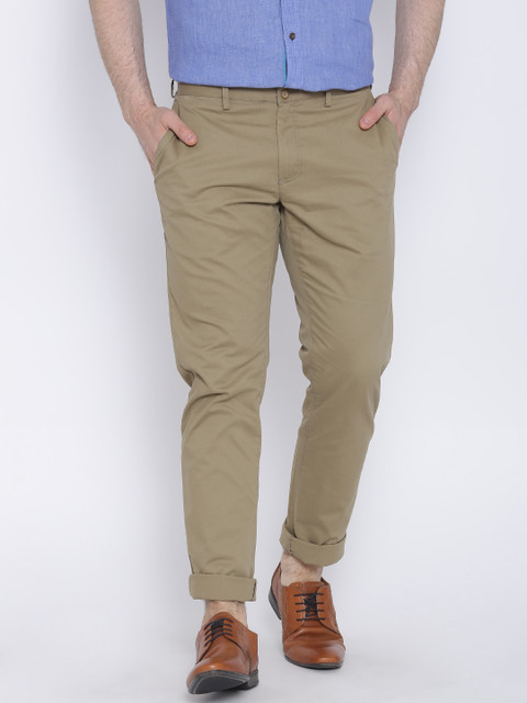 

Blackberrys Khaki B-95 Slim Fit Casual Trousers