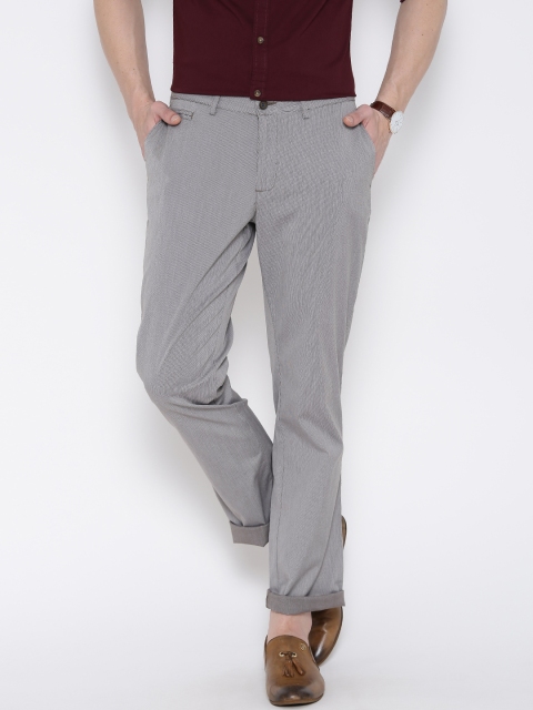 

Blackberrys Grey Sharp Fit Casual Trousers