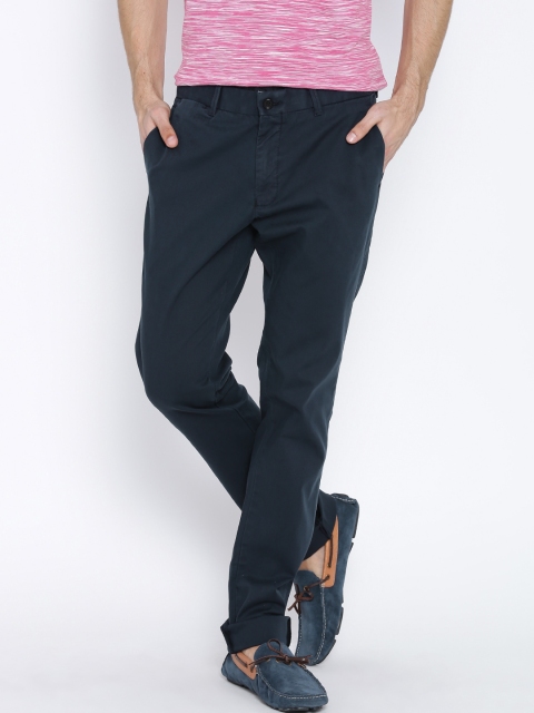 

Blackberrys Navy Sharp Fit Casual Trousers, Navy blue