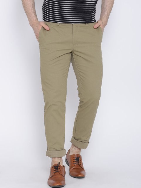

Blackberrys Beige Sharp Fit Casual Trousers
