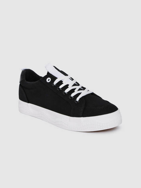 

Roadster Women Black Solid Sneakers