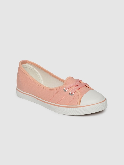 

Kook N Keech Women Pink Slip-On Sneakers