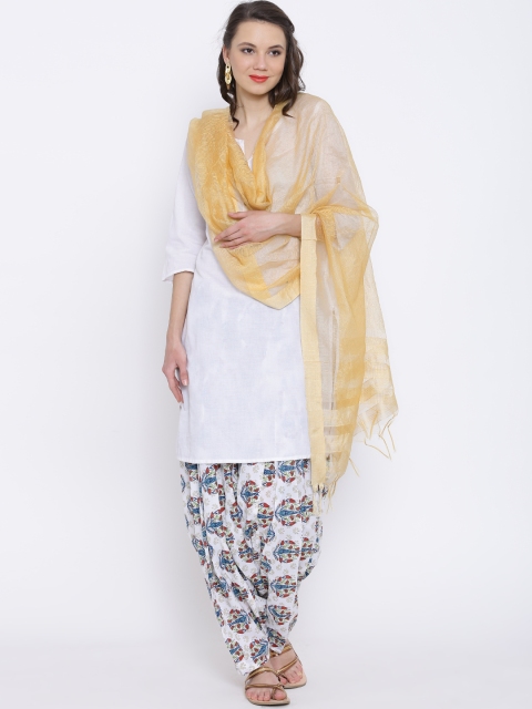 

Aurelia Beige Dupatta with Tassels