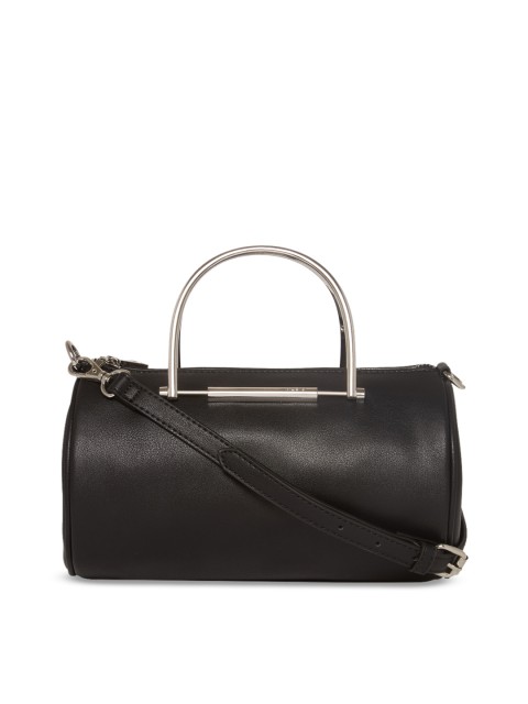 

ALDO Black Solid Handheld Bag