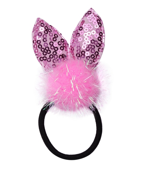 

Stoln Girls Pink Embellished Ponytail Holder