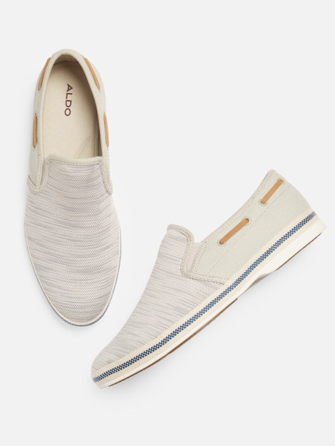 

ALDO Men Grey Slip-On Sneakers