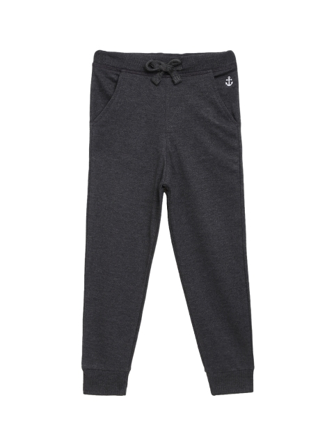 

Campana Boys Charcoal Grey Solid Joggers