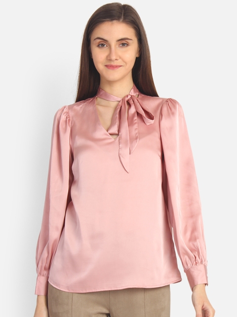 

COVER STORY Women Pink Solid Top