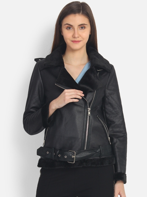 

COVER STORY Women Black Solid Tailored Jacket