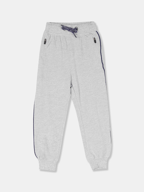 

Cherokee Boys Grey Solid Straight Fit Joggers