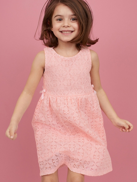 

H&M Girls Pink Lace Dress