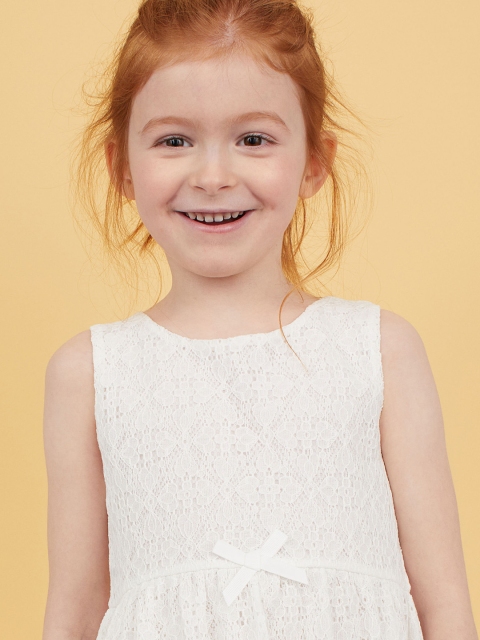 

H&M Girls White Lace Dress