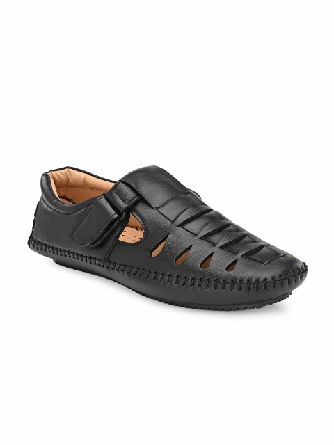 

El Paso Men Black Comfort Sandals