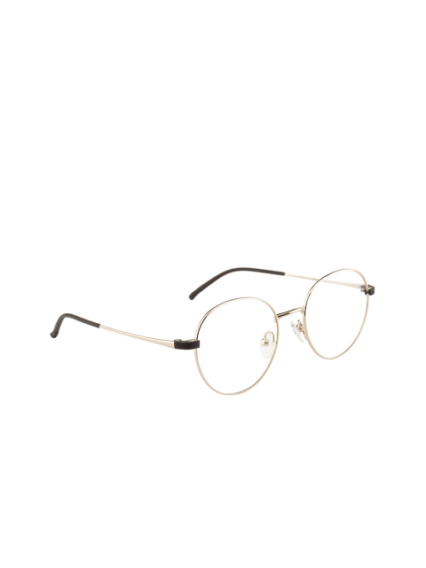 

Ted Smith Unisex Rose Gold Solid Full Rim Round Frames