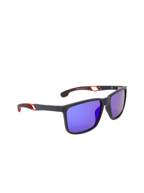 

MARC LOUIS Men Polarised & UV Protected Square Sunglasses MLTR1965C04SG, Blue
