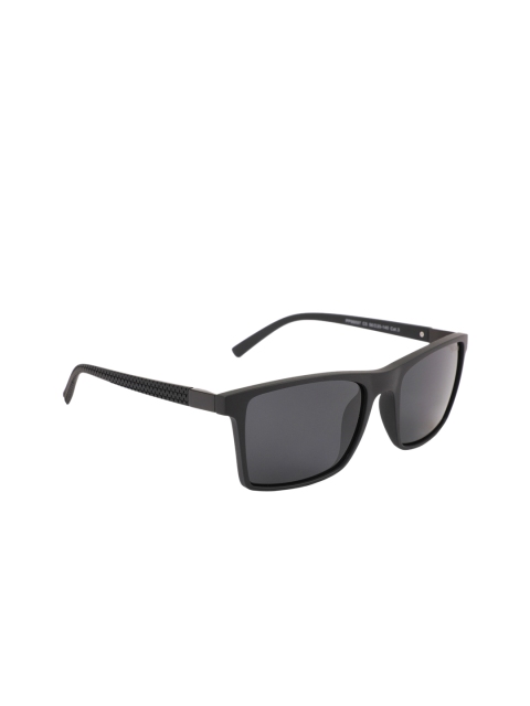 

MARC LOUIS Men Polarised & UV Protected Rectangle Sunglasses MLPP98897C5SG, Grey