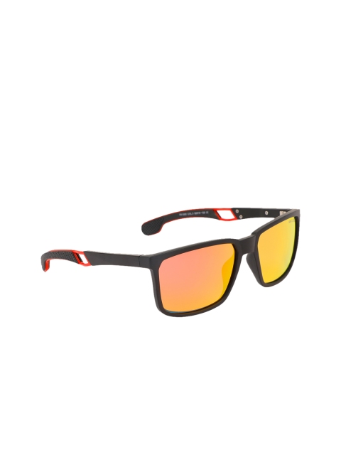 

MARC LOUIS Men UV Protected Rectangle Sunglasses MLTR1965C03SG, Orange