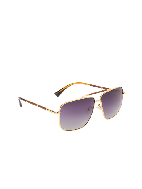 

MARC LOUIS Men Polarised & UV Protected Square Sunglasses MLGG3904SC02SG, Purple
