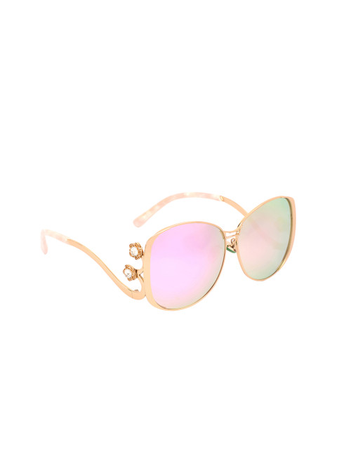 

MARC LOUIS Women Polarised & UV Protected Butterfly Sunglasses MLA71114XD1060L471HC-03SG, Purple