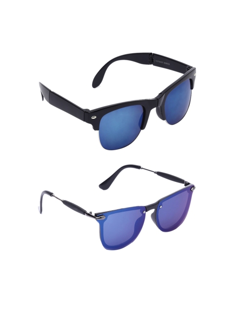 

EPICINK hob Unisex Set of 2 UV Protected Sunglasses EPSG-2018104-0214504, Blue