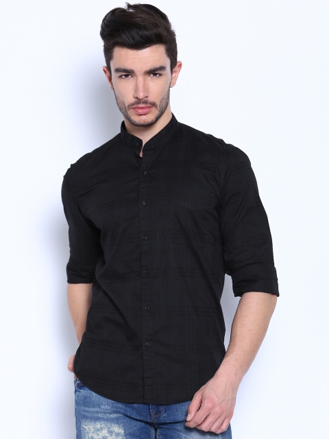 

Pepe Jeans Black Semi Fit Casual Shirt