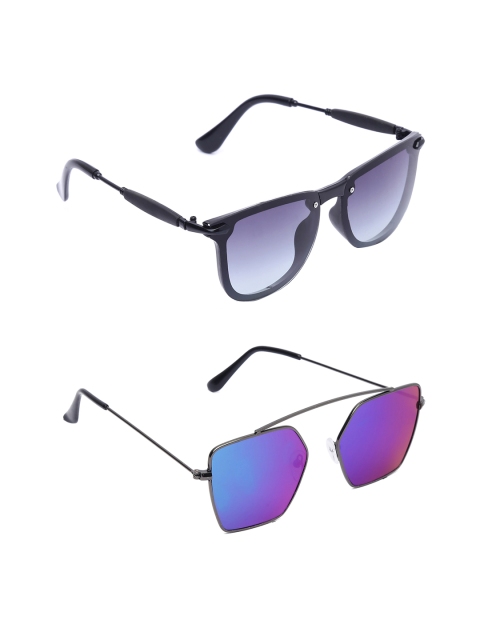 

EPICINK hob Unisex Set of 2 Sunglasses EPSG-2145004-2255701, Blue