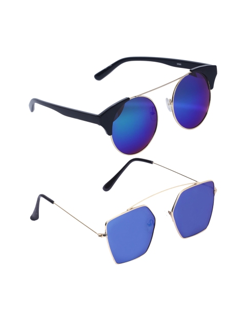 

EPICINK hob Unisex Set of 2 UV Protected Sunglasses EPSG-1955206-2255704, Blue