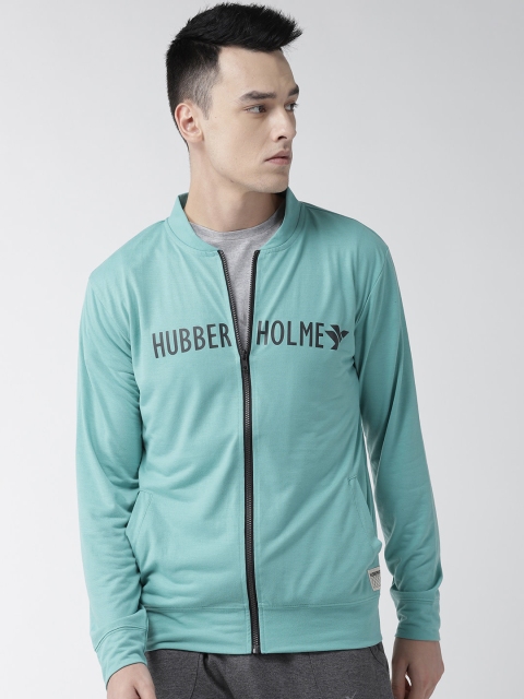 

Hubberholme Men Blue Printed Sweatshirt