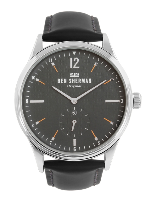 

BEN SHERMAN Men Navy Blue Spitalfields Vinyl Geo Analogue Watch WB015UB