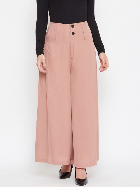 

TULIP 21 Women Rose Stunner Flared Solid Parallel Trousers