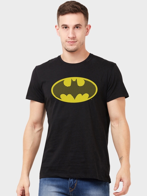 

Free Authority Men Black Printed Round Neck Batman T-shirt