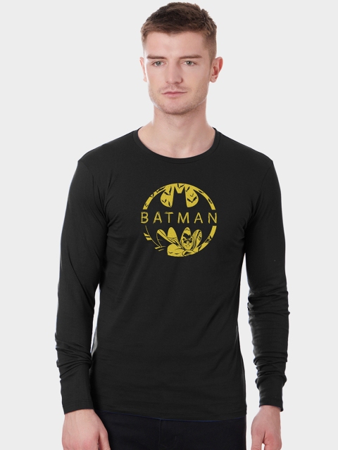 

Free Authority Men Black Printed Round Neck Batman T-shirt