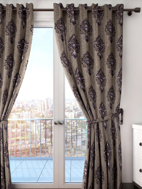 

HOUZZCODE Beige Single Long Door Curtain
