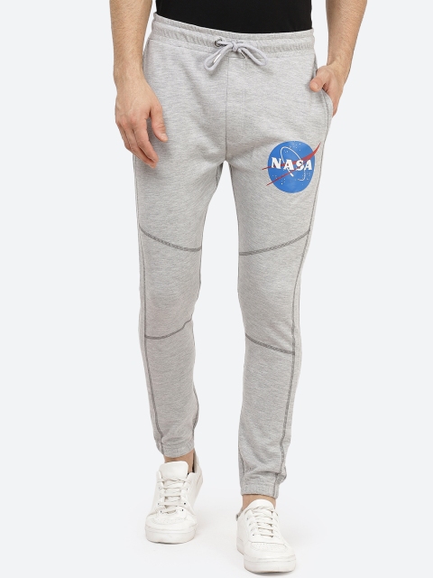 

Free Authority Men Grey Melange Solid Joggers
