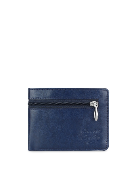 

LONDON FASHION hob Men Blue Solid Two Fold Wallet
