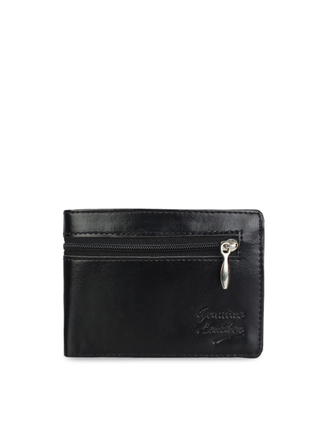 

LONDON FASHION hob Men Black Solid Two Fold Wallet
