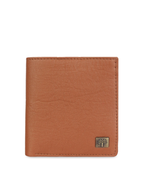 

LONDON FASHION hob Men Tan Brown Solid Two Fold Wallet