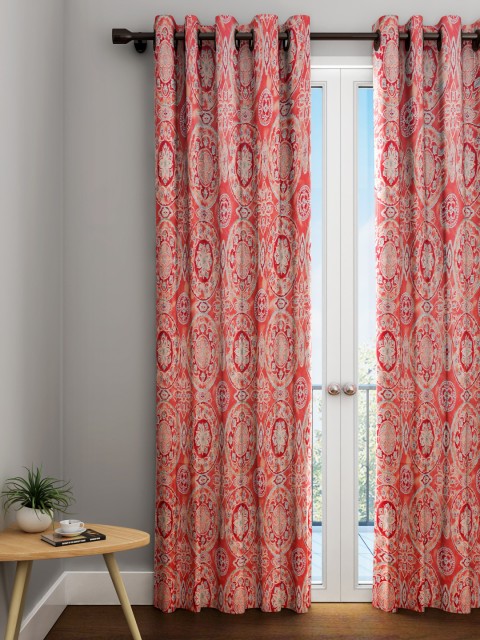 

URBAN DREAM Red Single Long Door Curtain