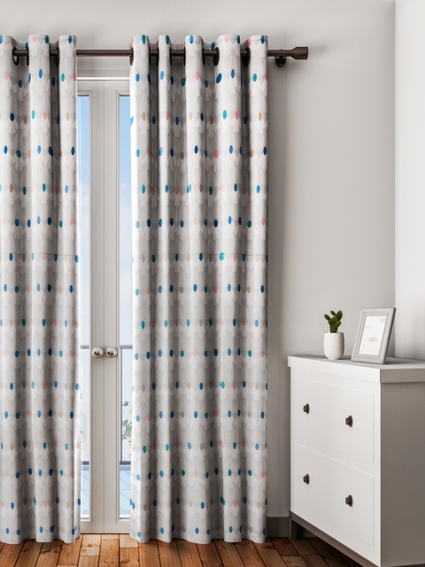 

URBAN DREAM Grey Single Long Door Curtain