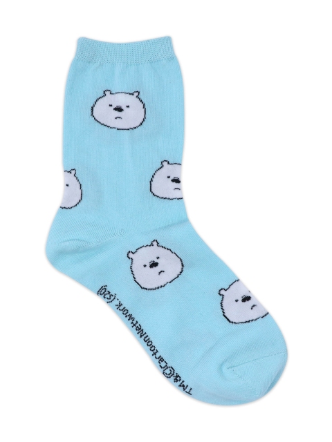 

Cartoon Network Women Blue & White Bare Bears Printed Ankle-Length Socks