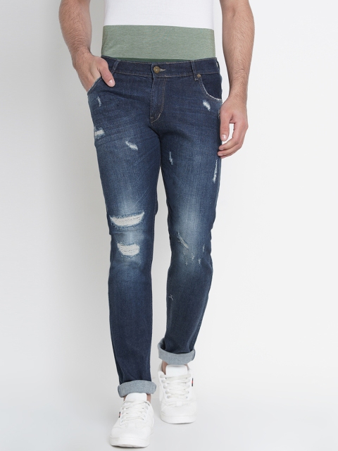 

Dais Men Blue Slim Fit Mid-Rise Mildly Distressed Stretchable Jeans