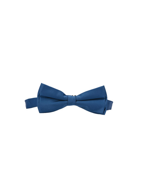 

Calvadoss Navy Blue Solid Bow Tie