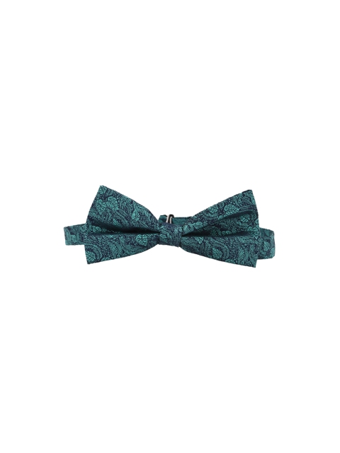 

Calvadoss Green Woven Design Bow Tie