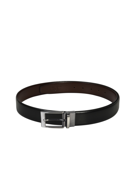 

Second SKIN Men Black & Brown Reversible Genuine Leather Belt