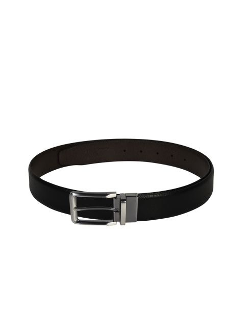 

Second SKIN Men Black & Brown Textured Leather Belt