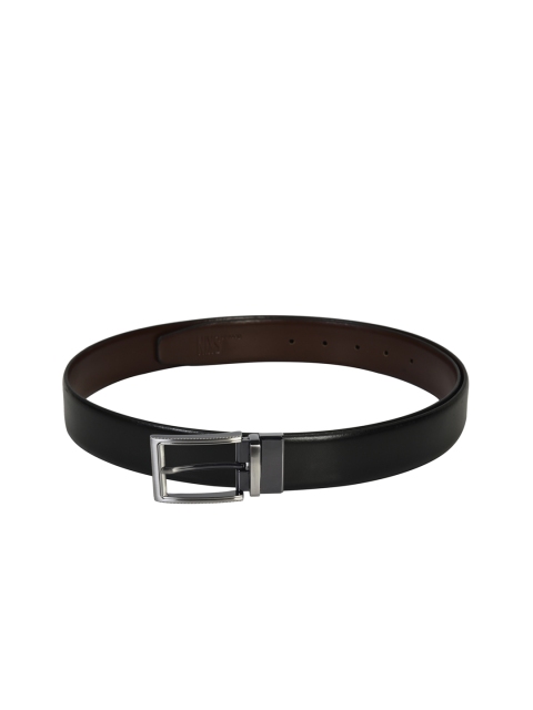 

Second SKIN Men Black & Brown Solid Genuine Leather Reversible Belt
