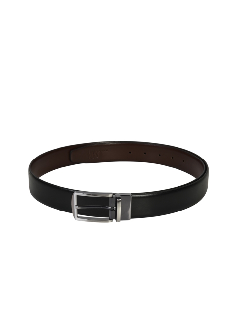 

Second SKIN Men Black & Brown Solid Genuine Leather Reversible Belt